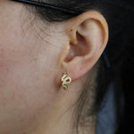 Small Gold Snake Earrings - Vignette | Snakes Store