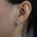 Small Gold Snake Earrings - Vignette | Snakes Store