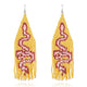 Snake Beaded Earrings Yellow and Red Fits for all 316L Stainless Steel Snakes Store™