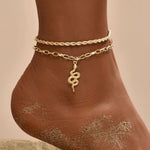 Snake Chain Ankle Bracelet - Vignette | Snakes Store