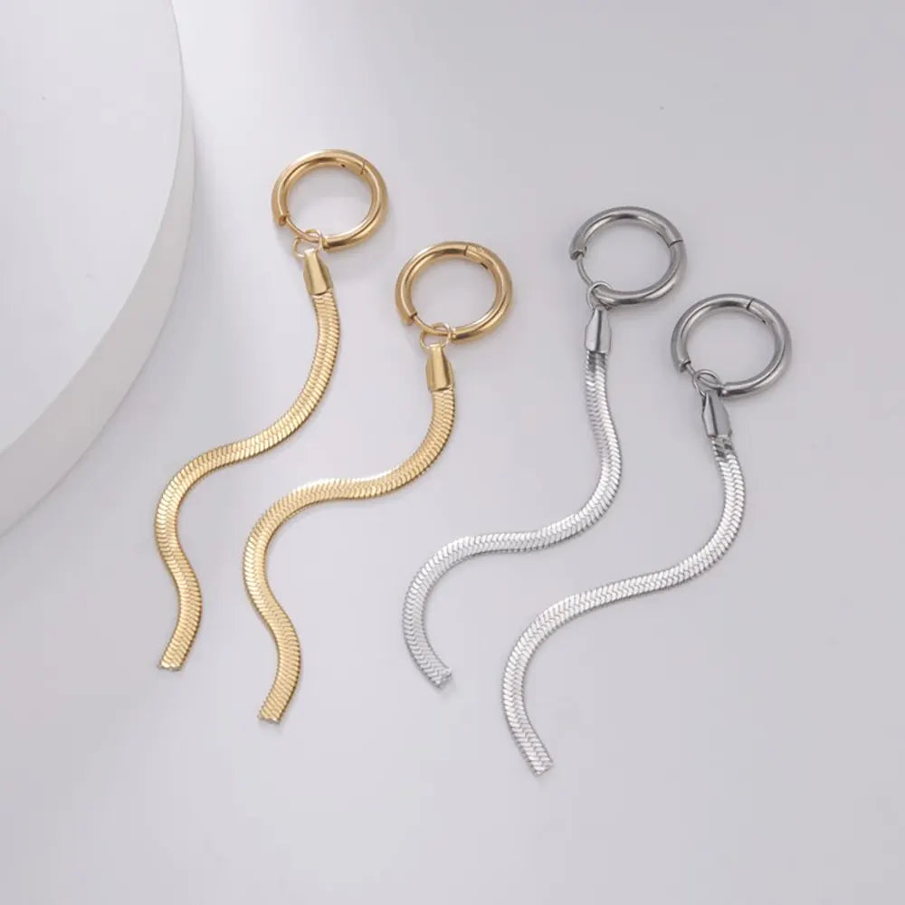 Snake Chain Earrings Snakes Store™