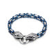 Snake Design Bracelet Blue 8" | 21cm 316L Stainless Steel Snakes Store™