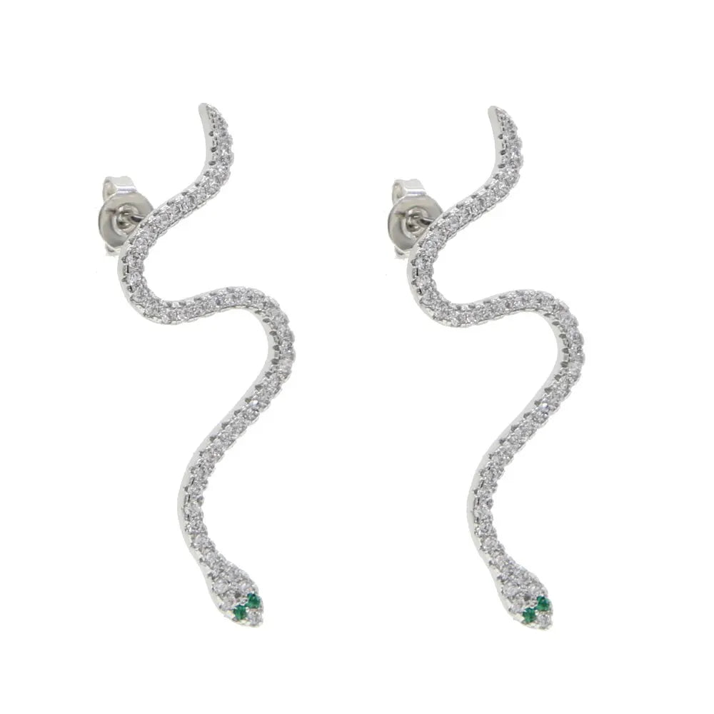 Snake Eyes Earrings Platinum Snakes Store™