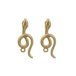 Snake Flat Back Earring - Vignette | Snakes Store