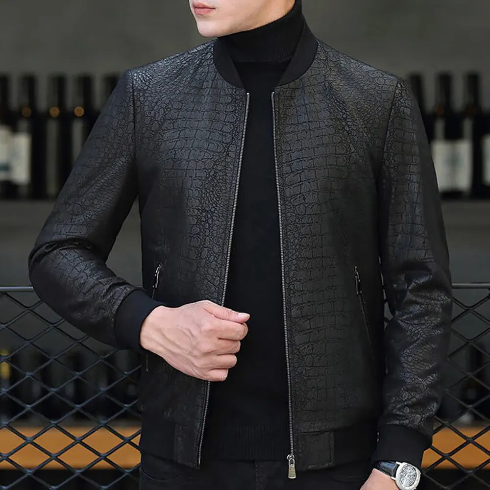 Snake Leather Jacket Mens Snakes Store™