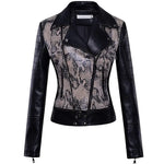 Snake Print Faux Leather Jacket - Vignette | Snakes Store