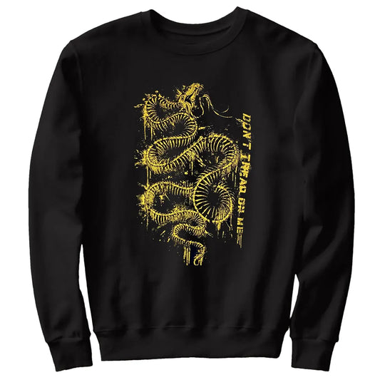 Snake Skin Sweatshirt Black Snakes Store™