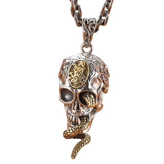 Snake Skull Necklace