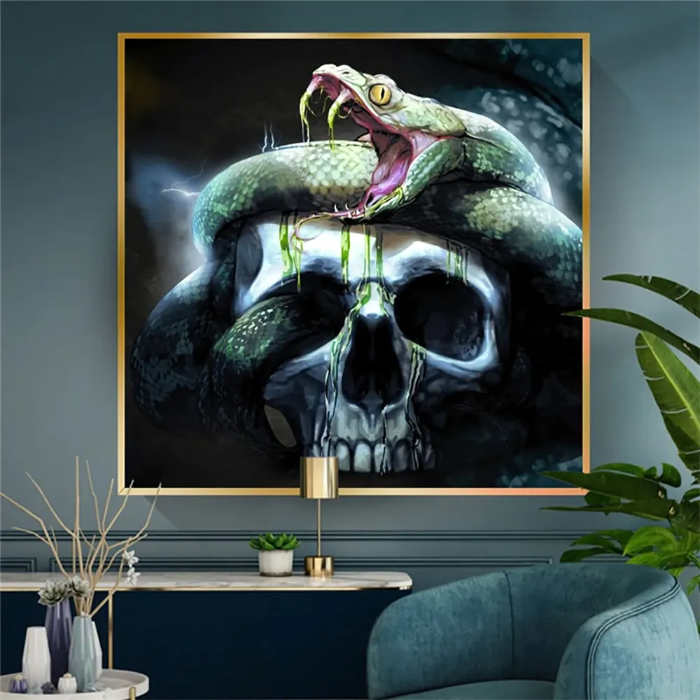 Snake Skull Painting Snakes Store™