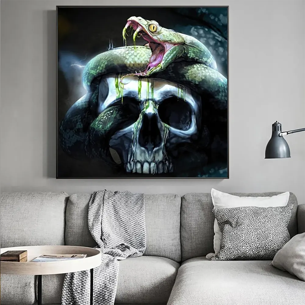 Snake Skull Painting Snakes Store™