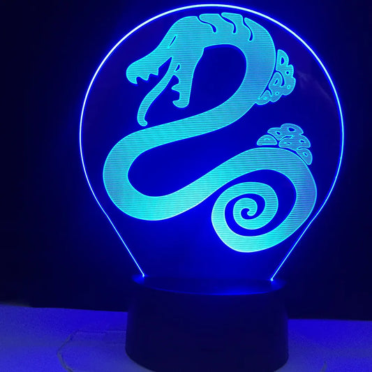Snake Table Lamp 16 color with remote Snakes Store™