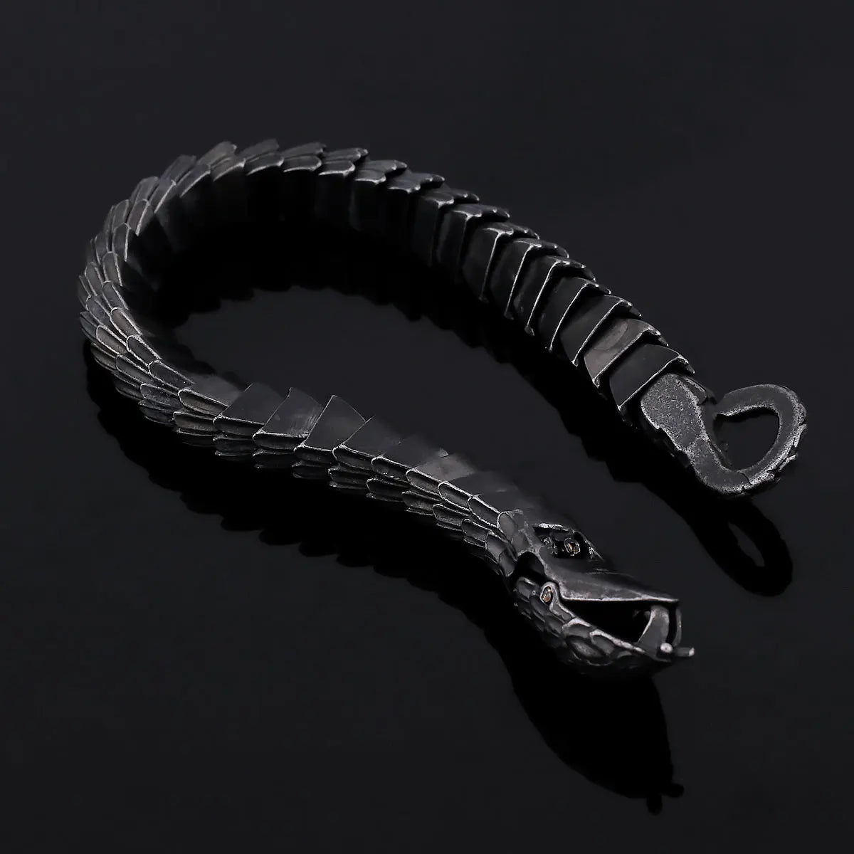 Snake Tail Bracelet 316L Stainless Steel 9" | 22.5cm Snakes Store™