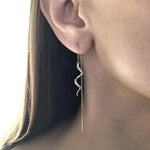Snake Threader Earrings - Vignette | Snakes Store