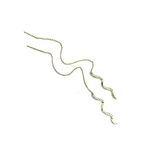 Snake Threader Earrings