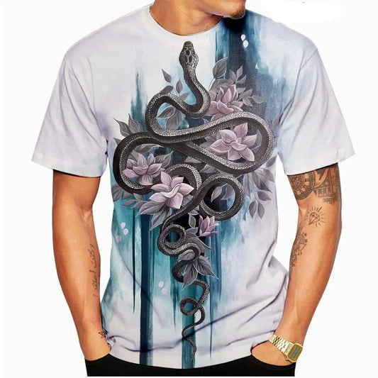 Snake T-shirt Mens white Snakes Store™