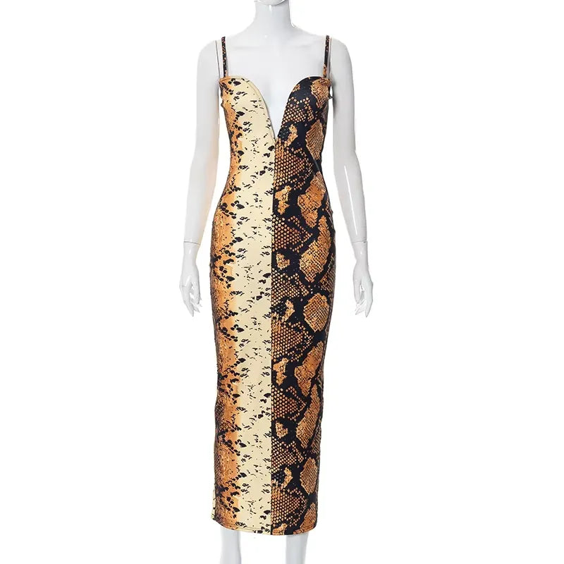 Snake Skin Print Dress Snakes Store™