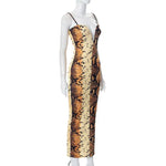 Snake Skin Print Dress - Vignette | Snakes Store