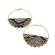 Snakeskin Hoop Earrings Beige Fits for all Alloy Snakes Store™