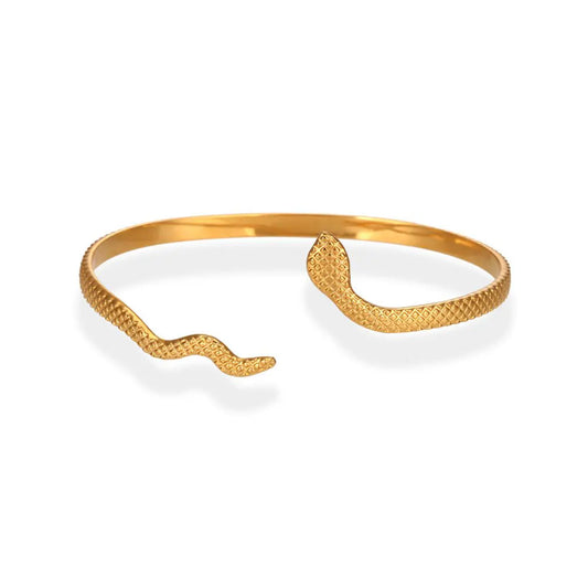 Solid Gold Snake Bracelet Gold CN 65mm Snakes Store™