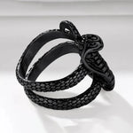 Stainless Steel Snake Ring - Vignette | Snakes Store
