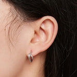 Sterling Silver Snake Stud Earrings - Vignette | Snakes Store