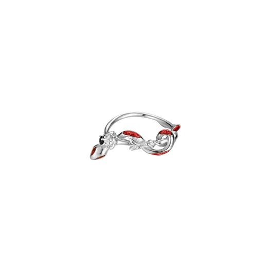 Thin Snake Ring Silver Resizable Snakes Store™