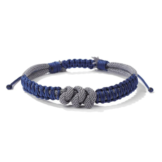 Tibetan Snake Knot Bracelet Blue Grey Adjustable Snakes Store™
