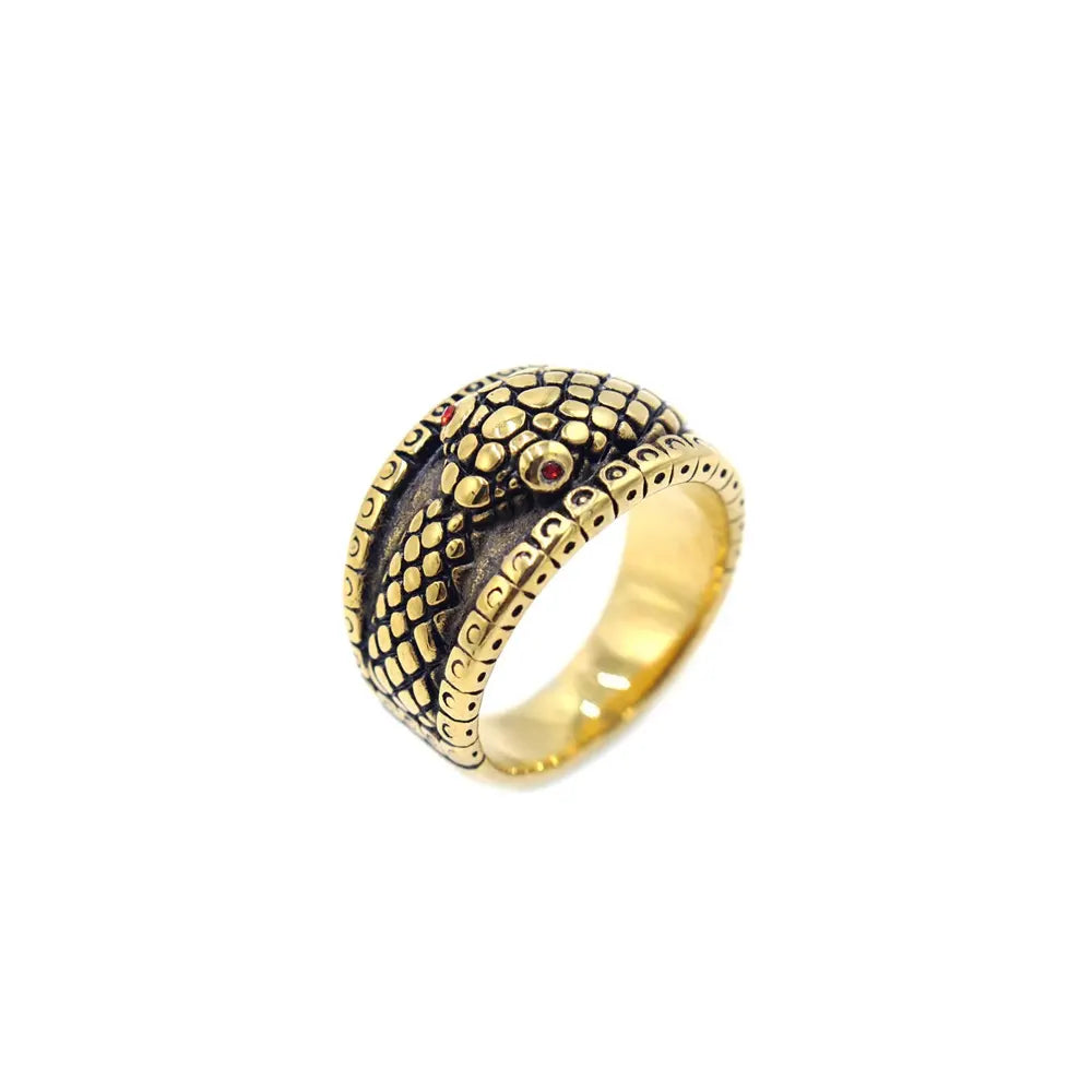 Unique Snake Ring Gold Snakes Store™