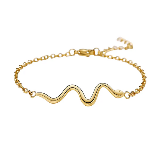 Vintage Gold Snake Bracelet