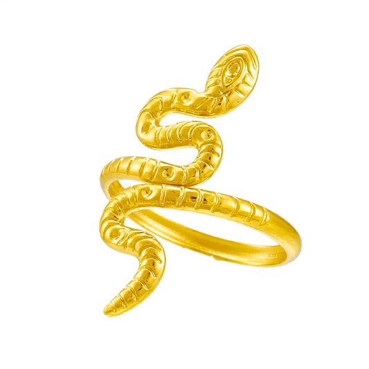 Vintage Gold Snake Ring