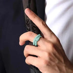 Jade Snake Ring - Vignette | Snakes Store