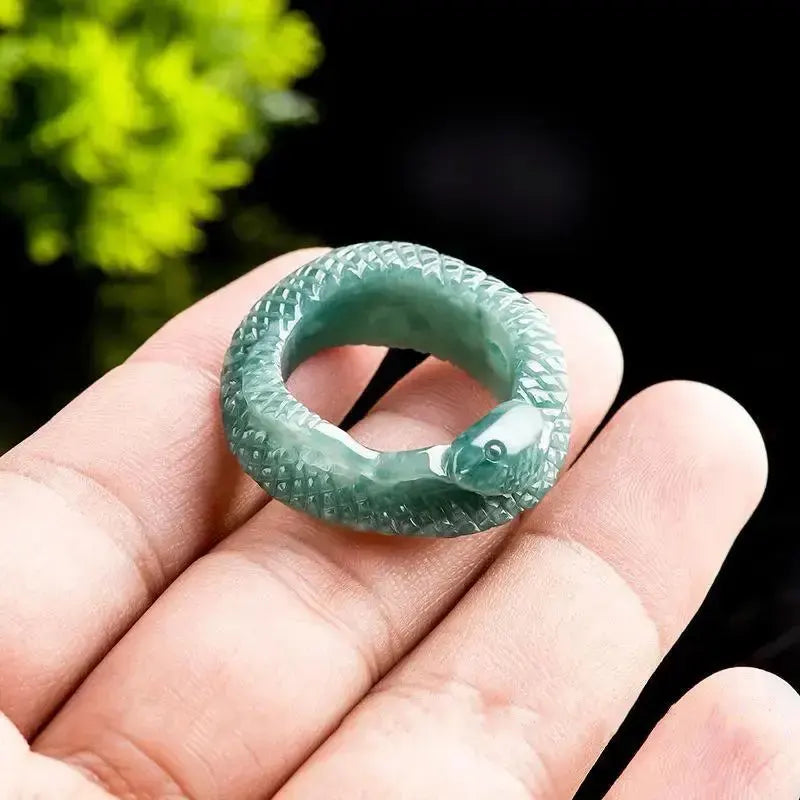 Jade Snake Ring Snakes Store