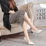 White Snake Skin Pumps - Vignette | Snakes Store