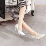 White Snake Skin Pumps - Vignette | Snakes Store