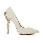 Women's Snakeskin Pumps - Vignette | Snakes Store