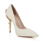 Women's Snakeskin Pumps - Vignette | Snakes Store