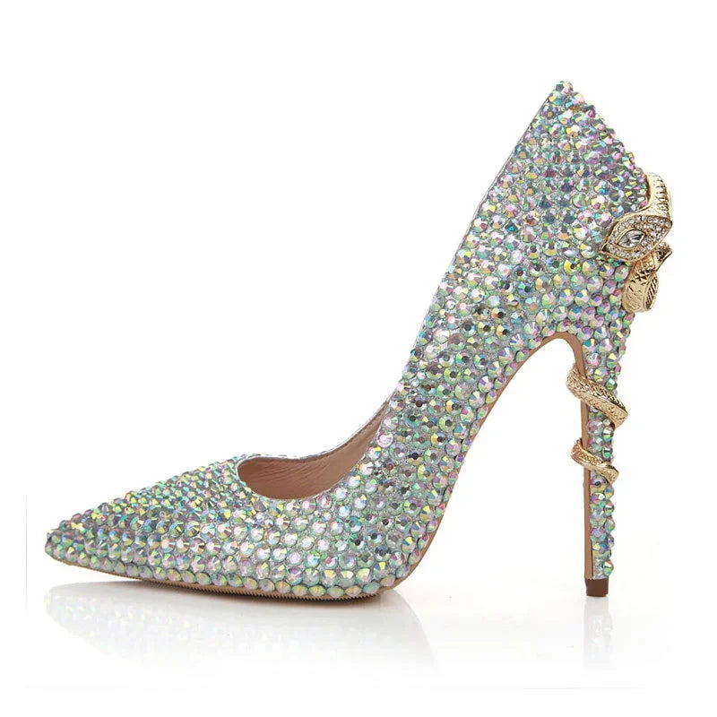 Women's Snakeskin Pumps Multicolour Snakes Store