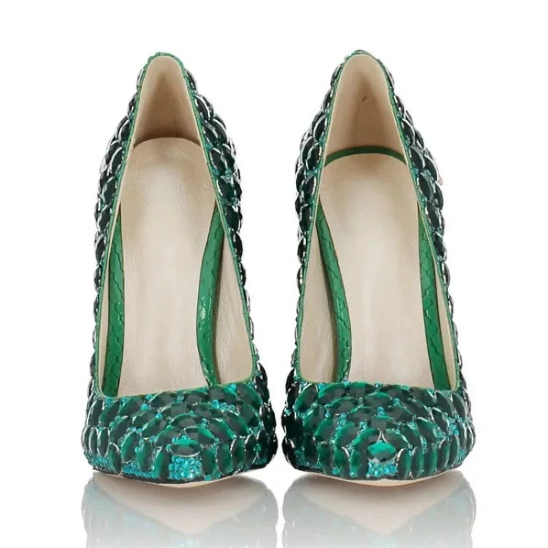 Women's Snakeskin Pumps Snakes Store