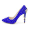 Women's Snakeskin Pumps Blue Snakes Store