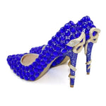 Women's Snakeskin Pumps - Vignette | Snakes Store