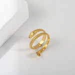 Wrap Around Snake Ring - Vignette | Snakes Store