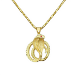 Yellow Gold Snake Pendant - Vignette | Snakes Store