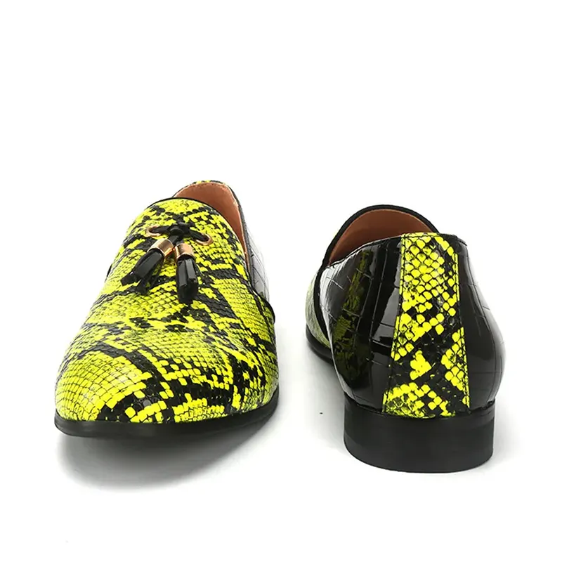 Yellow Snake Loafers Snakes Store