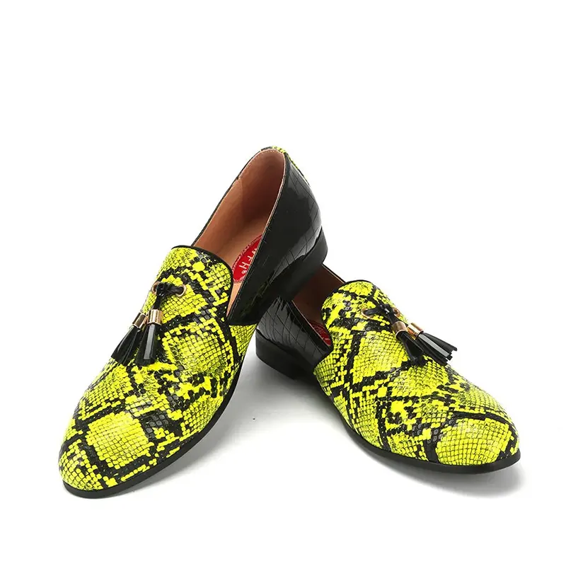 Yellow Snake Loafers Snakes Store