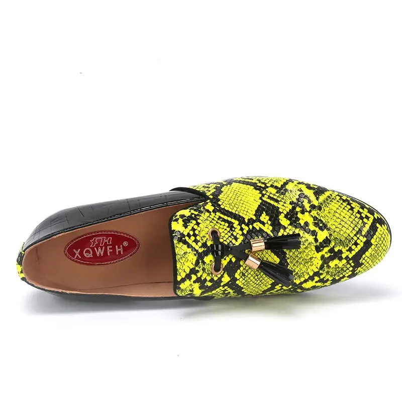 Yellow Snake Loafers Snakes Store