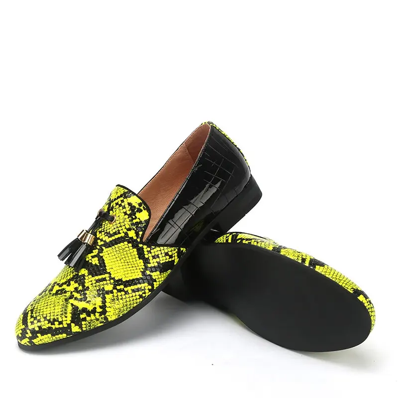 Yellow Snake Loafers Snakes Store