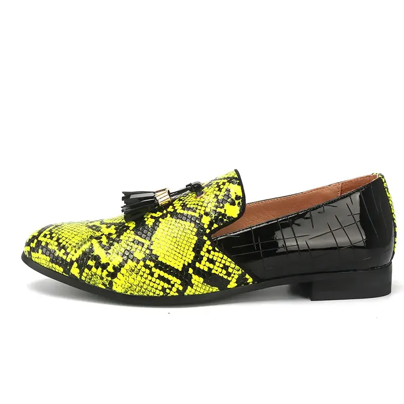 Yellow Snake Loafers Snakes Store