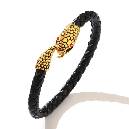 Black Snake Bracelet Gold Snakes Store™