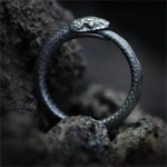 Black Snake Ring - Vignette | Snakes Store