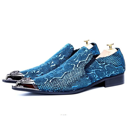 Blue Snake Print Shoes Blue Snakes Store™